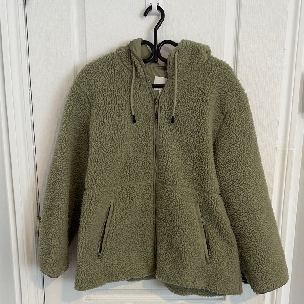 H&M Sage Green Textured Jacket
